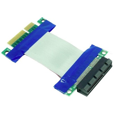 Inter-Tech Riser Card Extender 5 cm PCIe x4 Riser-Kabel [1x PCIe - 1x PCIe]
