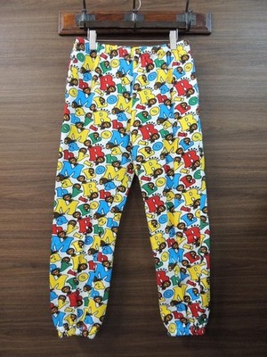 A BATHING APE Baby Milo Jogginghose mit Allover-Muster Größe M Top Zustand