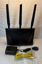 ASUS AC2900 Dual Band Gigabit WiFi Gaming Router - Black RT-AC86U - Works