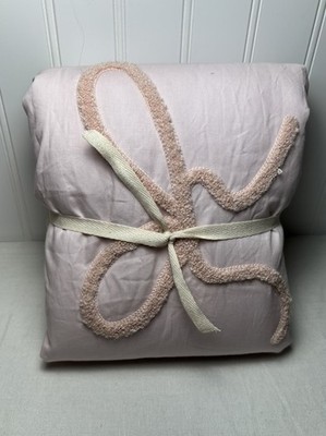 Pottery Barn Dancing Bows Sham ~ Standard ~ Blush