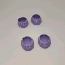 My Little Pony G1 Plastic Shoes Purple Set of 4 MLP