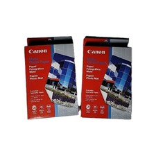 Canon Matte Photo Paper 4"x6" 120 Sheets 45 lb New Sealed Lot of 2 Packages
