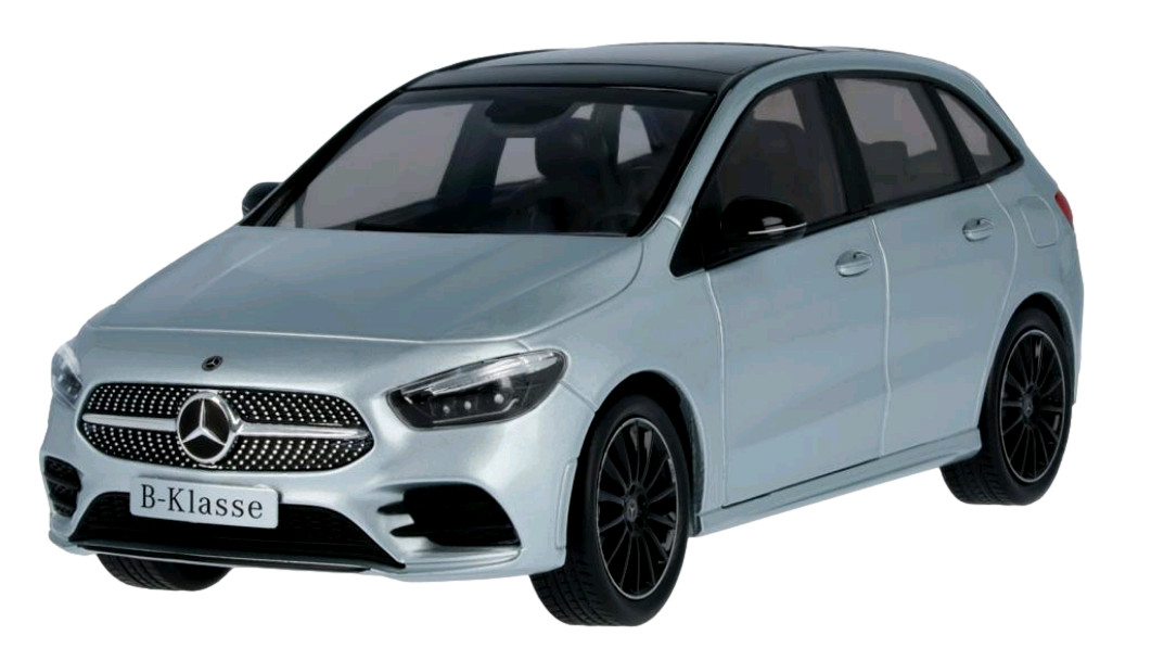 Modèle réduit Mercedes Classe B W247 AMG 1:18 en noir cosmos original