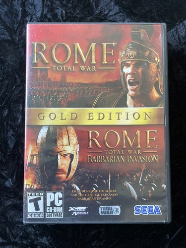 Rome : Total War - Gold Edition - PC Game CD-ROM - Clamshell - COMPLETE