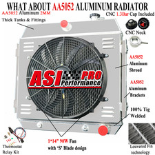 2rows Radiatorshroud Fan For 1955-57 Chevy Bel Air One-fifty Two-ten Nomad L6 2rows Radiatorshroud Fan For 1955-57 Chevy Bel Air One-fifty Two-ten Nomad L6