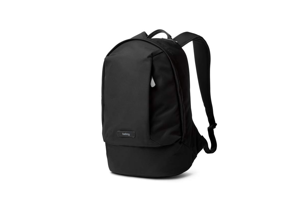 Sleek Black Classic Compact Laptop Backpack 16L for Work & Travel