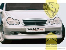 Rieger Frontspoiler Spoilerlippe Spoiler f&uuml;r Mercedes C-Klasse W203 Limousine T