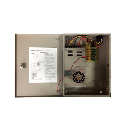 5 Channel 24VDC 350W CCTV Power Supply Box for Security Camera Systems