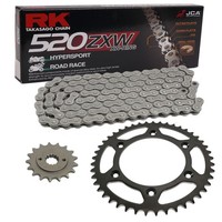 Kettensatz Suzuki DR 800 Big 1990 Kette RK 520 ZXW 116 Offen 15/48