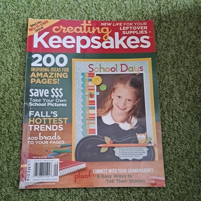 Creating Keepsakes 9/09, Magazin, Zeitung, Scrapbooking, Fotos, Basteln, Album 