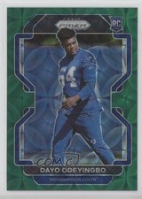 2021 Panini Prizm Rookie Green Scope Prizm 52/75 Dayo Odeyingbo #387 06ja