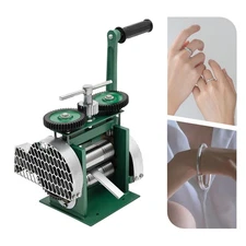 Rolling Mill Machine Rollers Metal Wire Flat Jewelry Tool Manual Combination USA
