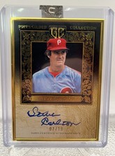 2025 Topps Gilded Gold Framed Steve Carlton /10 Hall of Fame Autographs Phillies
