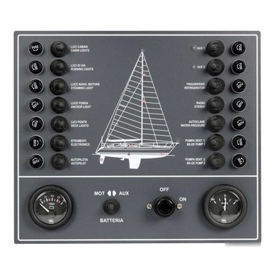 Osculati Sailing Boat Electric Fuse Panel - 1PC - 14.808.01