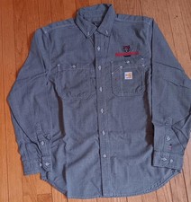 Carhartt Force Men's Shirt Sun Defender Long Button Down - FR Twill CAT2 NFPA