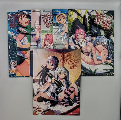 Grisaia Phantom Trigger Art Book Set Vol 1-8 Complete Frontwing Japan
