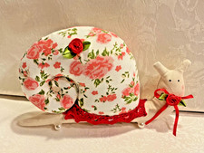 Schnecke Tilda ❤️ Landhaus Deko Handarbeit Vintage Ostern Klöppelspitze Rosen ❤️