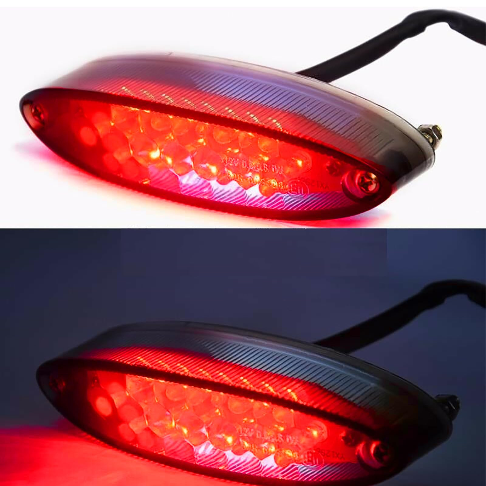 evomosa 28 LED Moto ATV luce freno targa lampada stop per ATV LTZ King (A6Z)