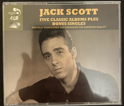 Five Classic Albums Plus by Jack Scott (CD, Apr-2015) 4 CDs
