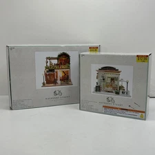Mayberry Street Miniatures Dollhouse DIY Chocolatier Kit & Rainbow Cafe - NEW