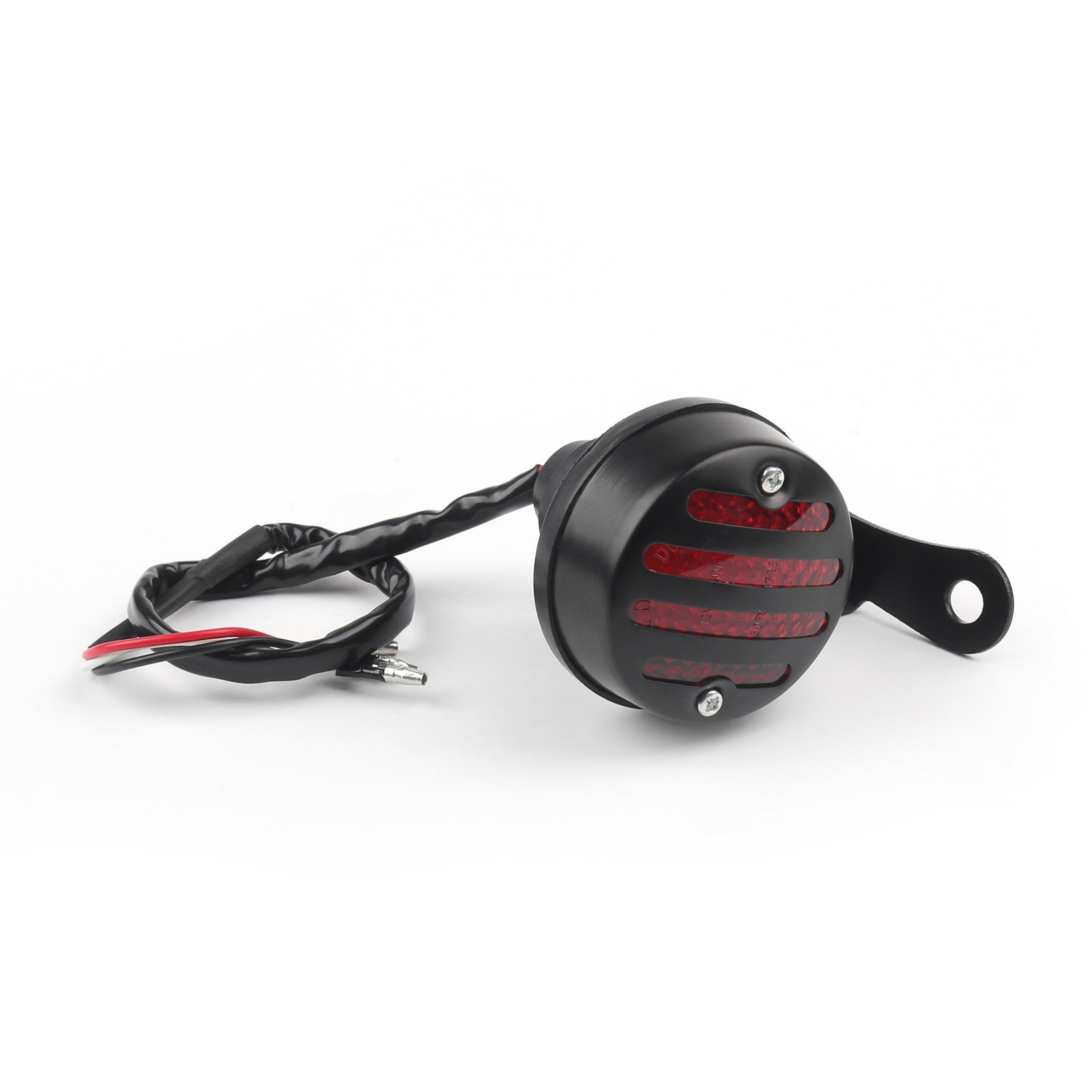 Moto Grill Brake Stop Running Tail Light For Yamaha Cafe Racer Bobber Black