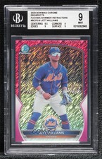 2023 Bowman Chrome Prospects Fuchsia Shimmer Refractor Jett Williams BGS 9 14dq