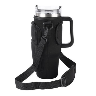 SHEIN 1 pezzo Borsa porta bottiglia d'acqua con tasca per telefono