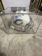 Daniel Brown Ice Alternate Chicago Bears Autographed Mini Helmet W/Case No COA