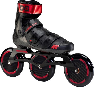 K2 Inliner Inline Skates REDLINE 125 Inline Skate 2025 black/red Speed Skate Rol