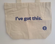 Weight Watchers CANVAS "I'VE GOT THIS " Tote Shopping Bag Handels Logo NEW