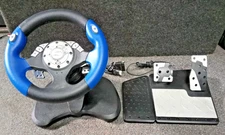 Intec Racing Steering Wheel & Pedals for Gamming System