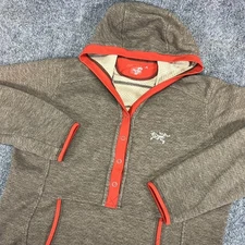 Arc'teryx Women's Citadel Snap Polartec Fleece Hoodie | LS | Wool Blend | Size L