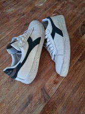 Diadora trainers size uk 8.5  Low top Wax Off White , Brown And Green Trainers 