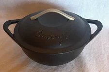 CRAVINGS by CHRISSY TEIGEN 5QT Black Cast Iron Dutch Oven with Lid