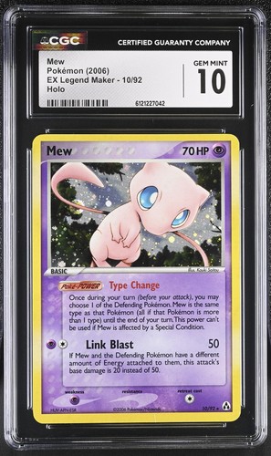 Mew graded CGC 10 for sale on eBay