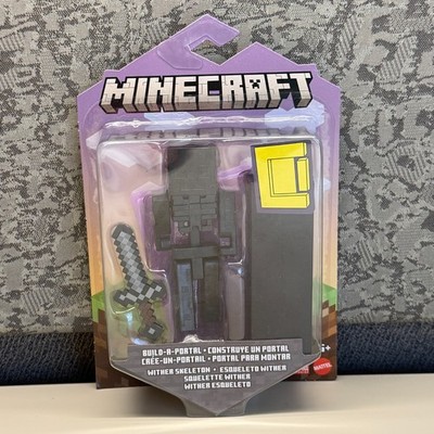 Minecraft Build-A-Portal Wither Skeleton 3.25'' Figure with Sword New in Package