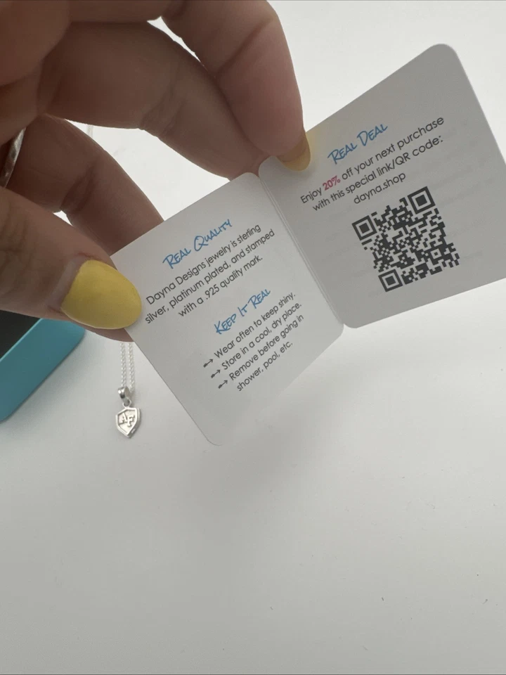 Collar colgante pequeño de plata .925 Dayna Designs Air Force Falcons Foto 2 de 4