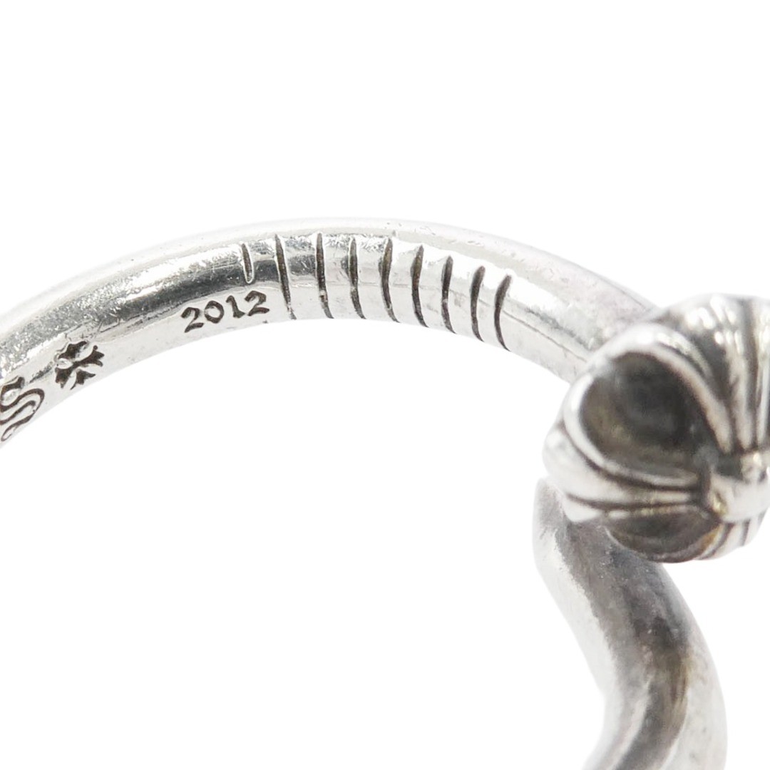 CHROME HEARTS (not original) NAIL CRSBALL Crossball Ring Silver Tone Used LIFE-0 thumbnail 7