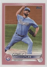 2022 Topps Series 2 Mother's Day Hot Pink 15/50 Jordan Lyles #376 2o0
