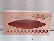 Vintage MCM Tolware Painted Metal Tissue Box
