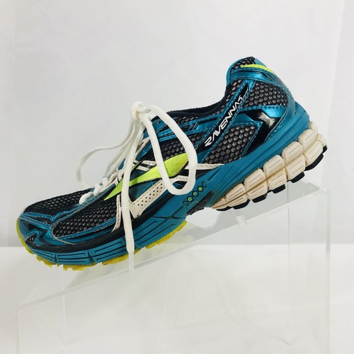 Brooks Ravenna 7 Running Shoes Size 6.5M Blue Neon White Womens