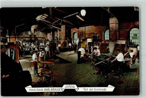 13176486 - 7000 Leipzig Maschinenfabrik Karl Krause Teil der Schmiede Leipzig