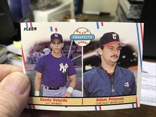 1988 Fleer Baseball FROM FACTORY SET # 646 MAJOR LEAGUE PROSPECTS