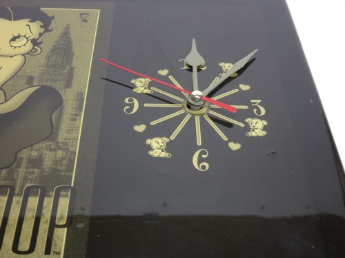 Betty Boop 1999 resina reloj de pared Marlin Monroe pose 12x10 cuarzo AA2B2304 - Imagen 5 de 10