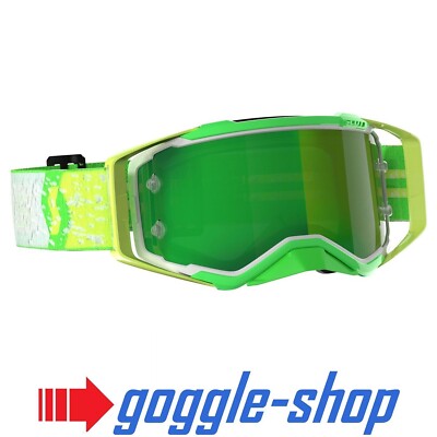 Scott Prospect Motocross Schutzbrille Grün/Gelb   Special Edition Dean Lucas