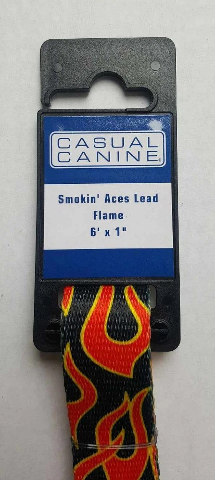 Correa para perro Smokin' Aces Flame 6' de Casual Canine Foto 4 de 4