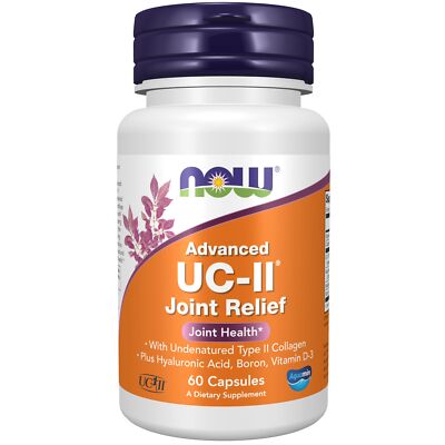60 Count UC II Joint Relief with Collagen Hyaluronic Acid Vitamin D 3 Boron