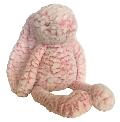 Plush Pink Rabbit First Impressions Macys Scalloped Frosted Fur Floppy Ears Legs