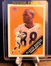 2000 FLEER TRADITION PLAXICO BURRESS RC #327 STEELERS