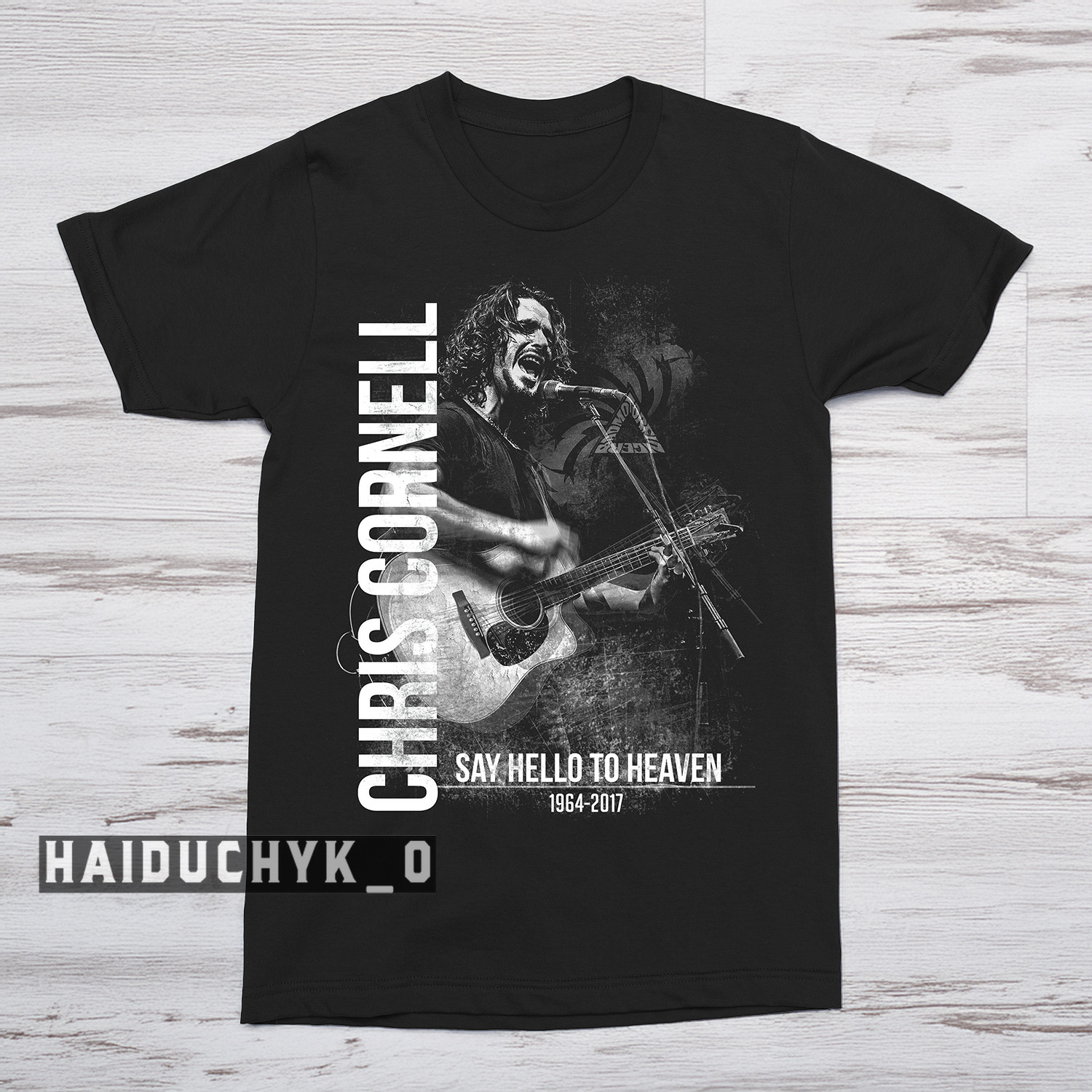 Soundgarden Chris Cornell Tribute Cotton Unisex Black T-shirt Size S-5XL